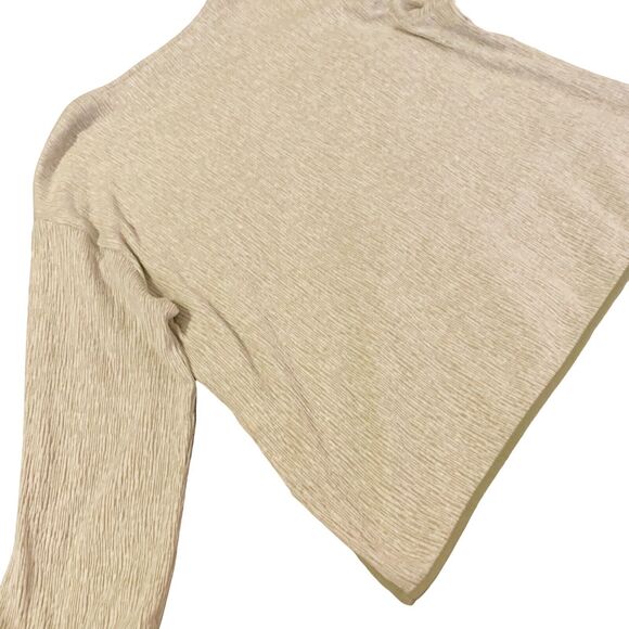 J. Jill Pure Sage Cream Blouse XS Women Linen Blend Textured BohoChic Earthy - Picture 16 of 16